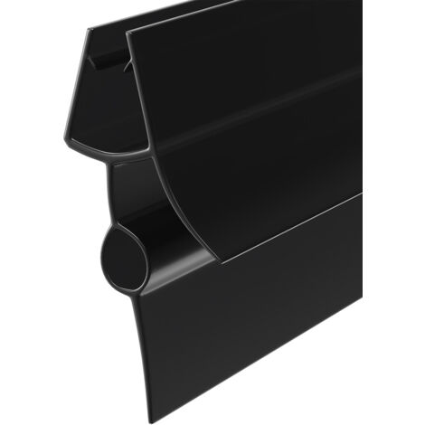 Wholesale Domestic Black Bath Shower Screen Door Seal Strip for Glass Thickness 4mm to 6mm