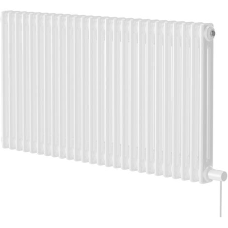 Wholesale Domestic Colosseum White 600mm x 1164mm Horizontal Electric Double Column Radiator (1/5)
