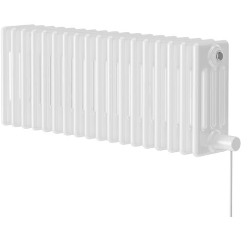 Wholesale Domestic Colosseum White 300mm x 812mm Horizontal Electric Quadruple Column Radiator (1/5)