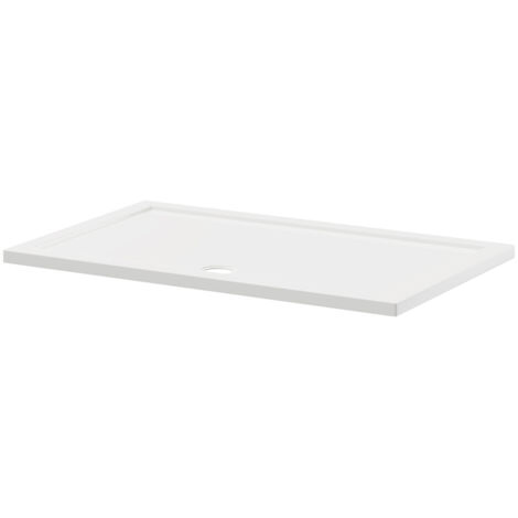 Wholesale Domestic Pearlstone 1300mm x 800mm x 40mm Rectangular Shower Tray (1/5)