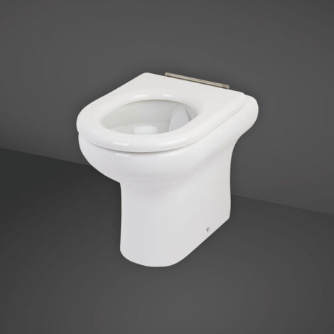 RAK Compact Doc M 425mm Rimless Back to Wall Toilet Pan - SP17AWHA (1/5)