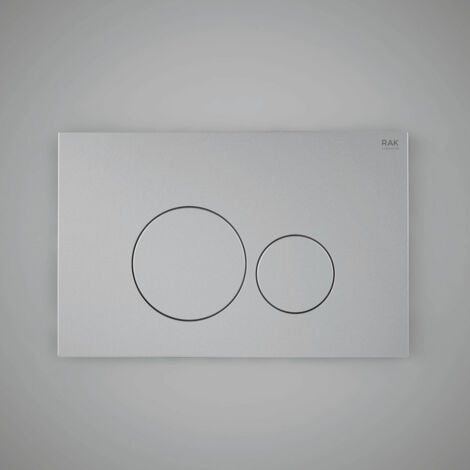 RAK White Flush Plate with Round Push Plates - FSRAKPPL003
