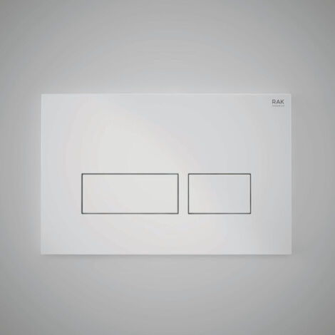 RAK White Flush Plate with Rectangular Push Plates - FSRAKPPL006