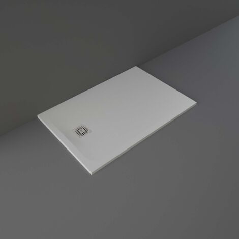 RAK Feeling Grey 1200mm x 800mm Rectangular Shower Tray - RFST080120S503 (1/2)
