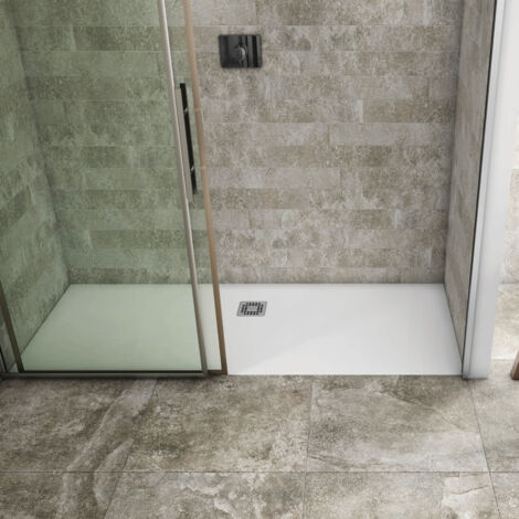 RAK Feeling Greige 1700mm x 700mm Rectangular Bathtub Replacement Shower Tray - RFBR070170S505 (1/3)