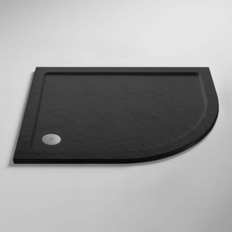 Nuie Slate Grey 1200mm x 800mm Right Hand Offset Quadrant Shower Tray - TR71113 (1/5)