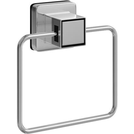 Wholesale Domestic PushLoc Polished Chrome Wall Mounted Towel Ring