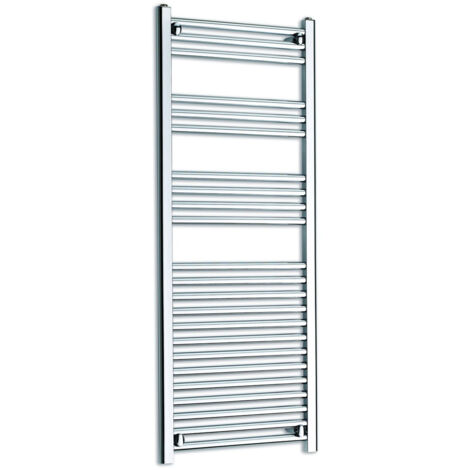 Kartell Chrome 1200mm x 400mm Straight 25mm Towel Rail - 25STR412C