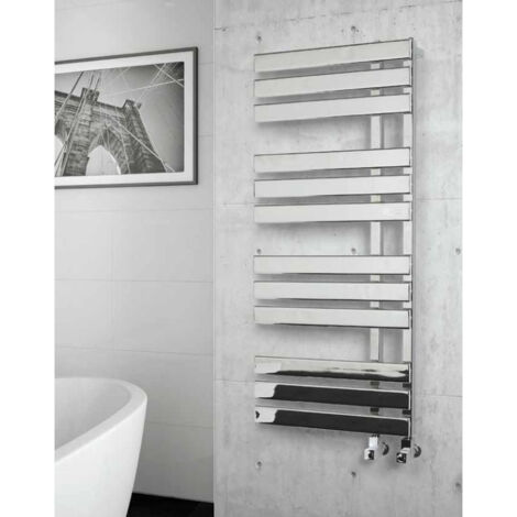 Kartell Oregon Chrome 1180mm x 500mm Designer Towel Rail - ORE500-1200C