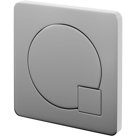 Wholesale Domestic Modern Chrome Square Dual Flush Push Button