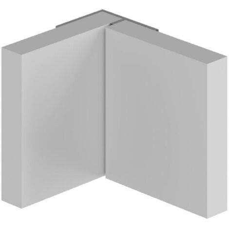 Multipanel Classic Invisible 11mm Wall Panel Internal Corner Trim Type 101 Mill Finish