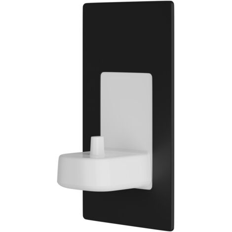 ProofVision Black Metal In-Wall Electric Toothbrush Charger - PV10P-B-FR (1/4)