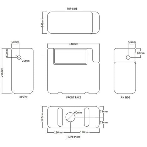 Wholesale Domestic Concealed Cistern with Front Access and Traditional Chrome Round Dual Flush Push Button
