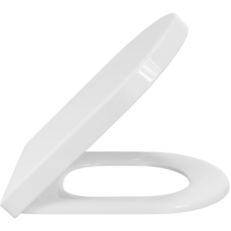 Wholesale Domestic D Shaped 360mm Wrap Over Quick Release Soft Close Toilet Seat