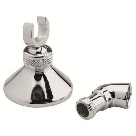 Nuie Chrome Wall Bracket and Elbow - A310A (1/2)