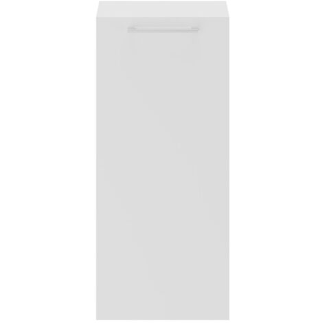 Napoli Gloss White 350mm Wall Mounted Side Cabinet