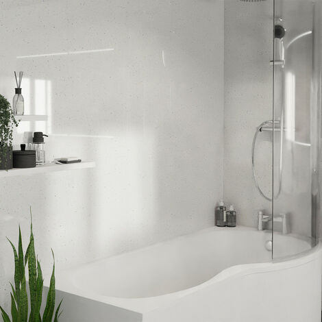 WholePanel 10mm Grey Galaxy 1000mm x 2400mm Wall Panel