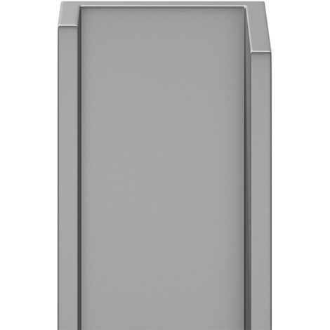 WholePanel 10mm Silver Wall Panel U Trim