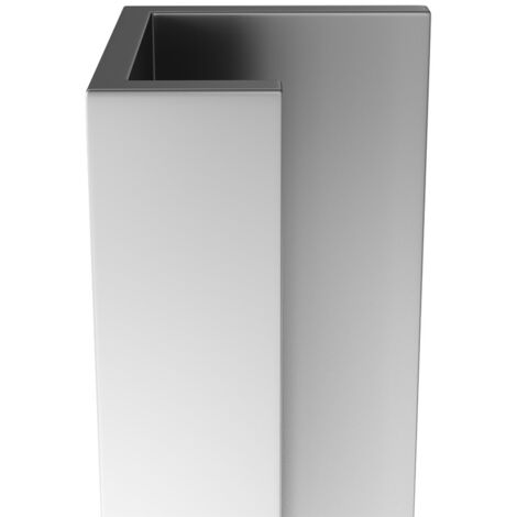 WholePanel 10mm Silver Wall Panel U Trim