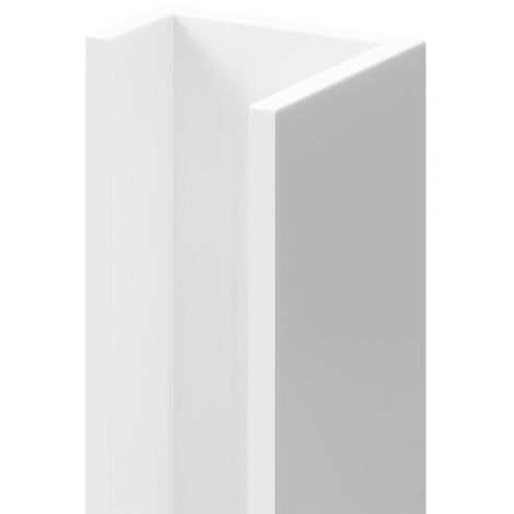 WholePanel 5mm White Wall and Ceiling Panel U Trim (1/5)
