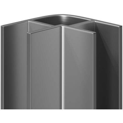WholePanel 10mm Silver Wall Panel External Corner Trim