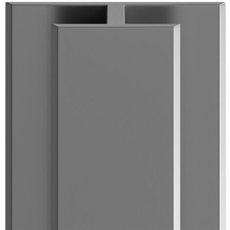 WholePanel 10mm Silver Wall Panel H Joint Trim