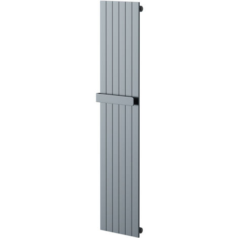 Wholesale Domestic Cortes Anthracite 1600mm x 360mm Single Panel Radiator with Towel Rail (1/5)