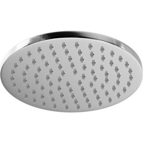 Wholesale Domestic Circo Polished Chrome 200mm Round Fixed Shower Head (1/5)