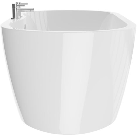 Wholesale Domestic Florence White 1400mm x 745mm Double Ended Freestanding Bath