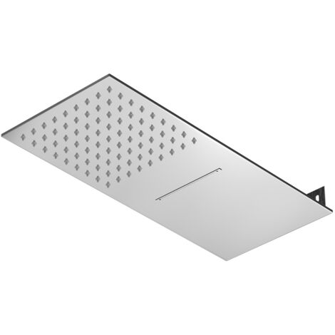 Wholesale Domestic Blade Polished Chrome 200mm Rain and Waterfall Effect Fixed Shower Head (1/5)