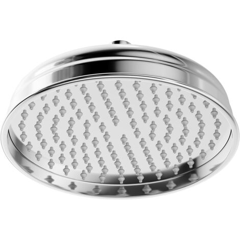 Windsor Traditional Polished Chrome 210mm Traditional Round Shower Head (1/5)