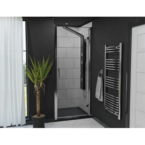 Wholesale Domestic Series 8 Chrome 900mm Hinged Shower Door (1/5)