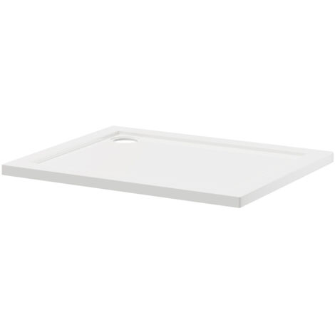 Wholesale Domestic Pearlstone 1000mm x 800mm x 40mm Rectangular Shower Tray