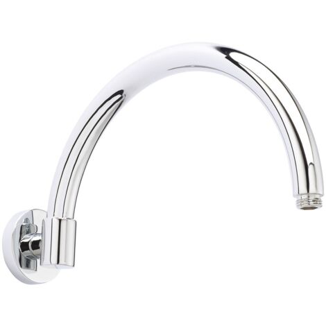 Old London Chrome Curved Wall Hung Shower Arm - ARM06
