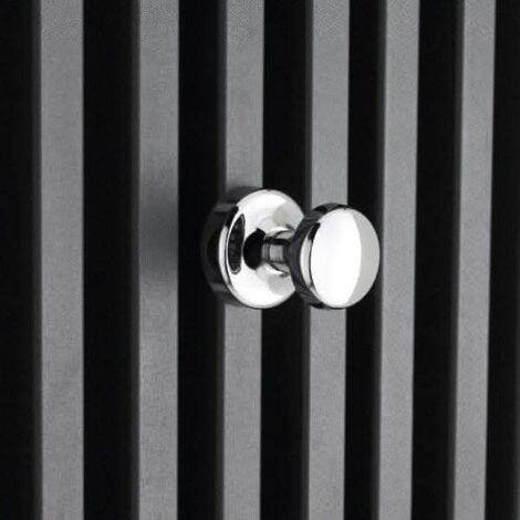 Nuie Chrome Magnetic Radiator Robe Hook - ACC001 (1/2)