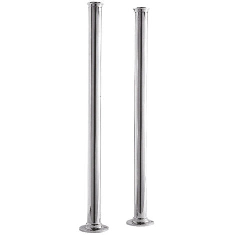 Old London Chrome 660mm x 40mm Freestanding Bath Tap Standpipes - DA311 (1/2)
