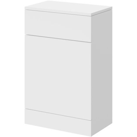 Alexander James Gloss White 500mm x 300mm Toilet Unit