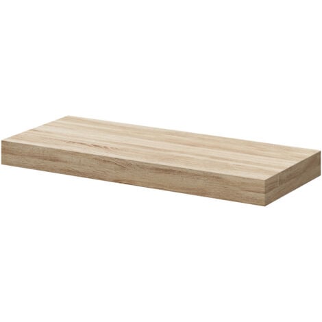 Napoli Bordalino Oak 30cm Floating Bathroom Shelf