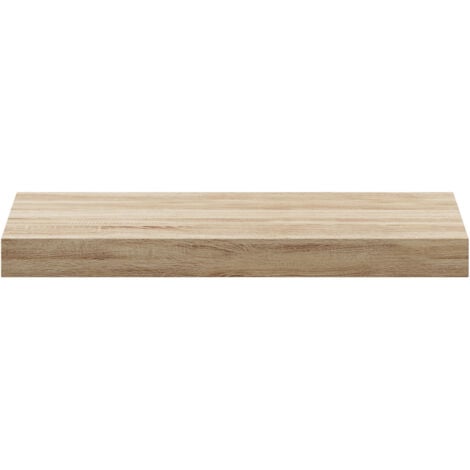 Napoli Bordalino Oak 30cm Floating Bathroom Shelf