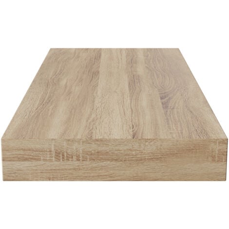 Napoli Bordalino Oak 30cm Floating Bathroom Shelf