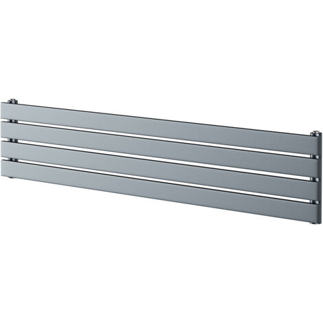 Hudson Anthracite 300mm x 1600mm Horizontal Single Panel Radiator (1/5)