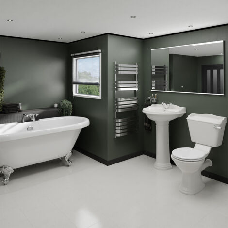 Wholesale Domestic Grosvenor 1695mm Freestanding Bath Traditional Bathroom Suite