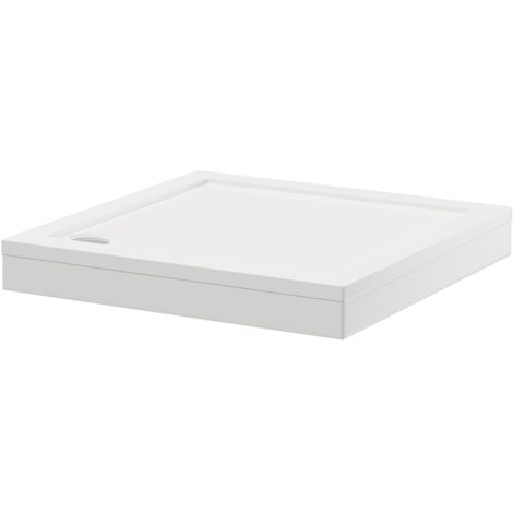 Wholesale Domestic Pearlstone 1000mm x 1000mm x 40mm Square Shower Tray and Plinth (1/5)