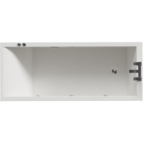 Wholesale Domestic Summit 1700mm x 700mm 6 Jet Chrome V-Tec Single Ended Whirlpool Bath (1/5)