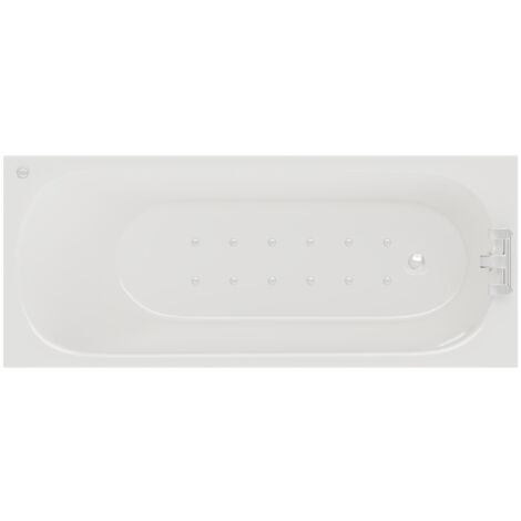 Wholesale Domestic Compact 1700mm x 700mm 12 Jet Chrome Easifit Single Ended Spa Bath
