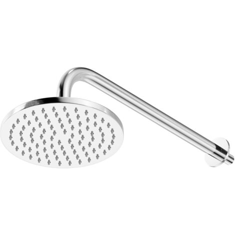 Wholesale Domestic Circo Polished Chrome Round Fixed Shower Head and Wall Arm (1/5)