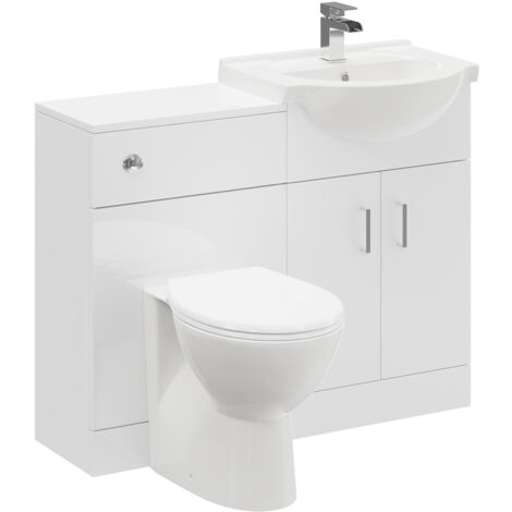 Wholesale Domestic Senso 1700mm Straight Bath Designer Bathroom Suite