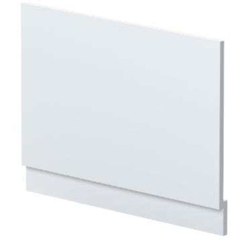 Nuie Satin White 750mm End Bath Panel with Plinth - MOF171 (1/4)