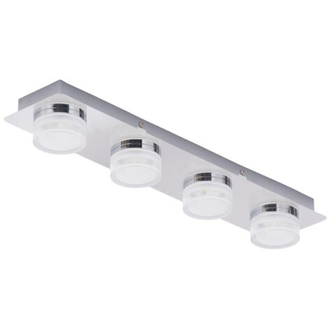 Forum Amalfi 4000k LED Bathroom Bar Ceiling Light Chrome IP44 (1/5)