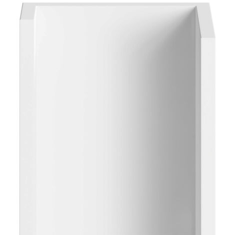 WholePanel 10mm White Wall Panel U Trim